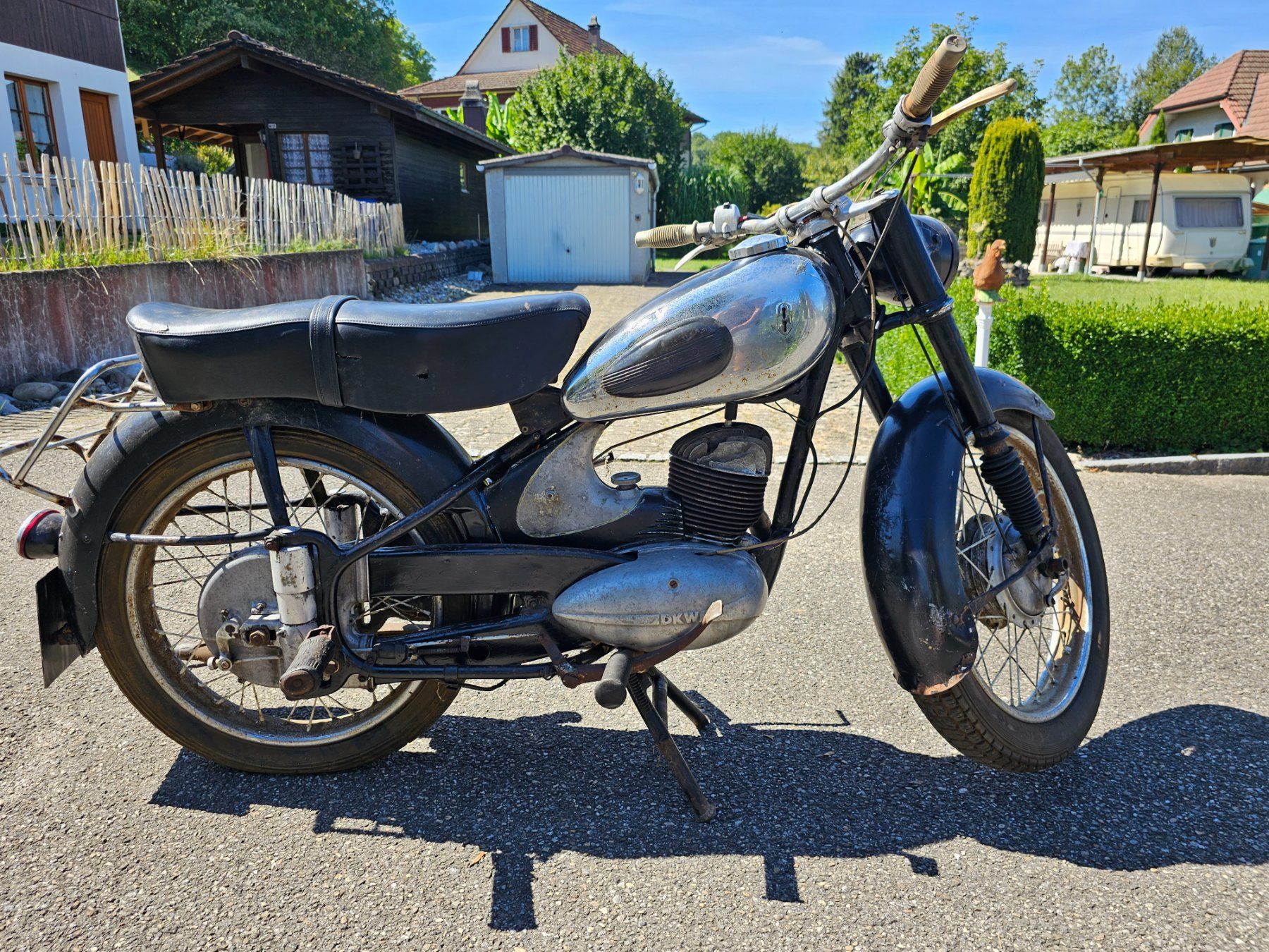 Strada: Dkw RT175 Bj1954 Scheunenfund – Usato da Wynau venduto da Bastel87 4