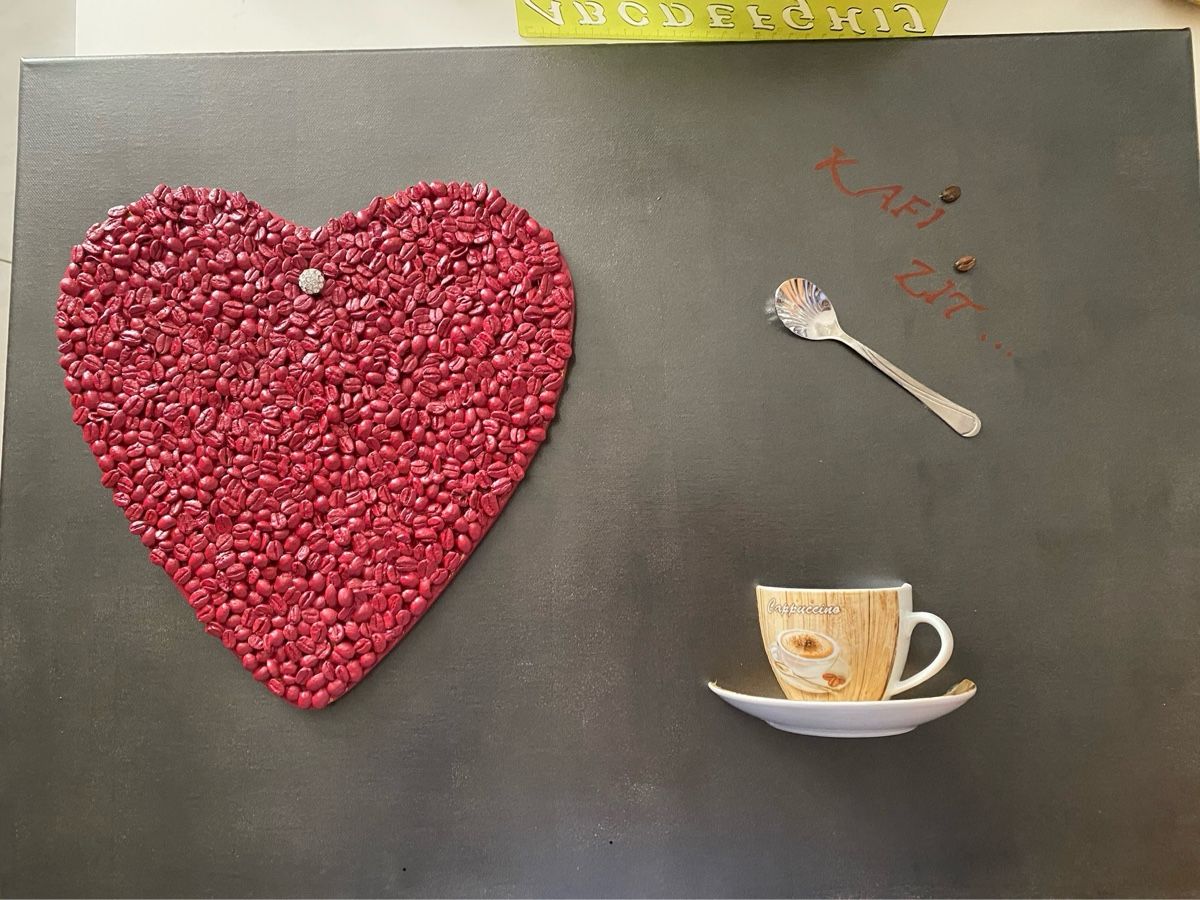 Foto & Immagini: Kaffee Bild, Unikat Eigenkreation, 50x70 cm 3 D – Nuovo (secondo la descrizione) da Hunzenschwil venduto da Smiles 1
