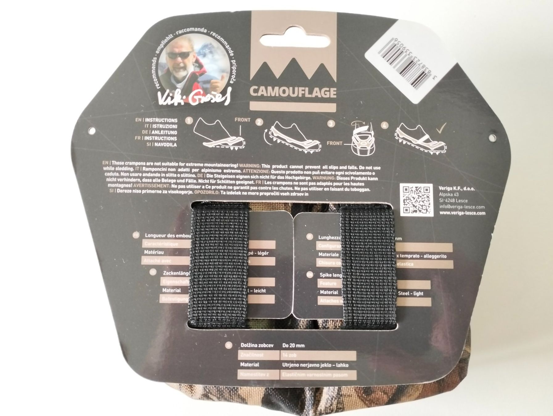 Schneeketten: Schuhkrallen Mount Track Veriga – Neu und originalverpackt aus Uster von  2