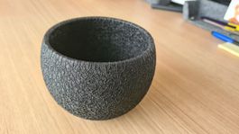 Blumentopf schwarz