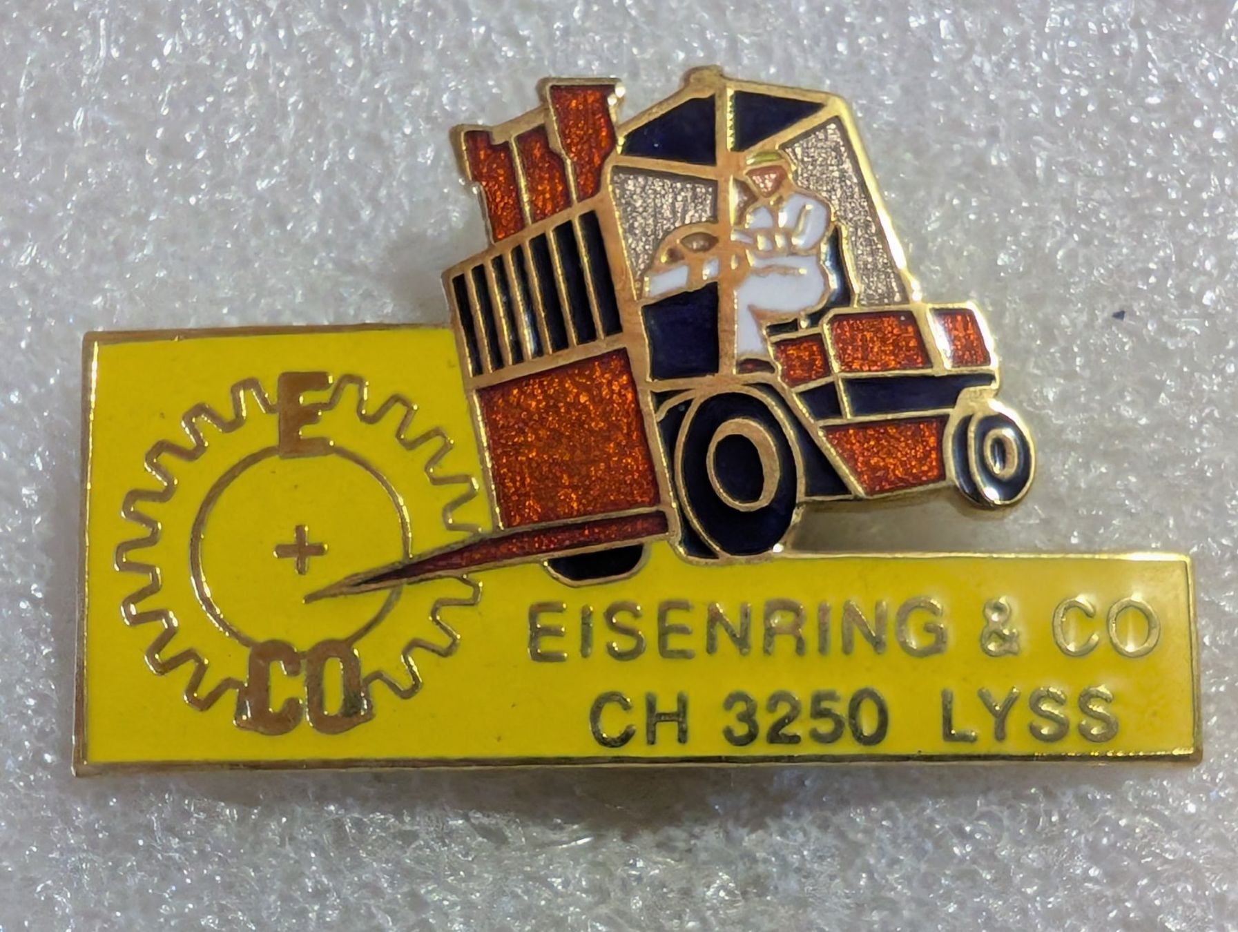 Placchette & Badge: Ansteckpin 127: Eisenring & co – Usato da Oppligen venduto da Pin-Fall-Shop
