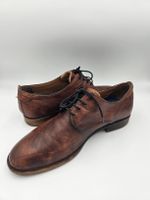 Herren Schnürschuhe braun Leder Grösse 42 getragen