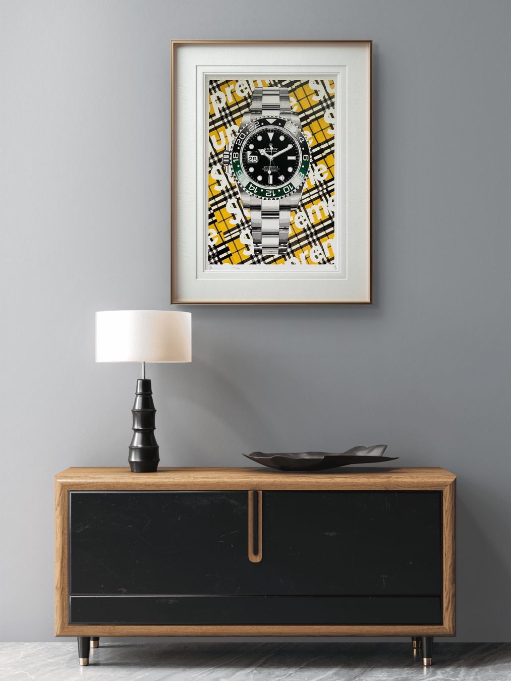 Grafica & Litografie: DEATH NYC : Supreme Rolex GMT MASTER II – Nuovo (secondo la descrizione) da Basel venduto da La.Bonne.affaire