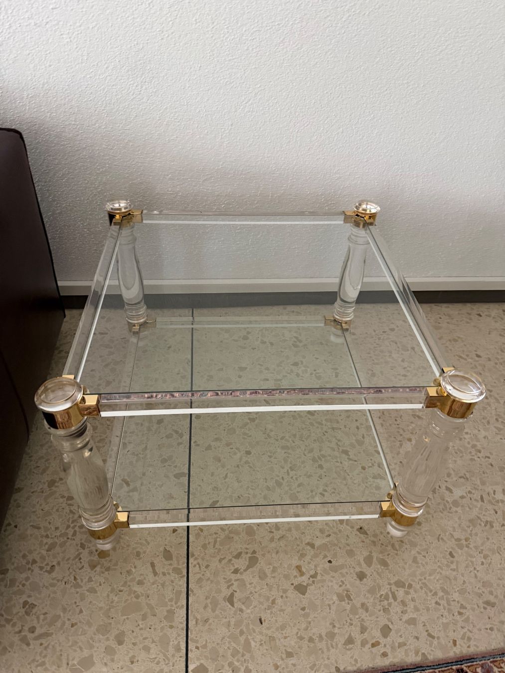 Tavoli: Wunderschöne Acryl/Plexiglas  vergoldet Top Zustand – Usato da Solothurn venduto da anni22 3