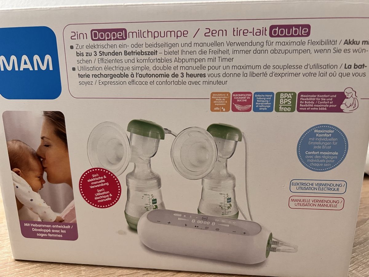 Mam Accessori per l’allattamento: MAM 2 in 1 Doppelmilchpumpe – Nuovo (secondo la descrizione) da Hinwil venduto da tol_2c8c