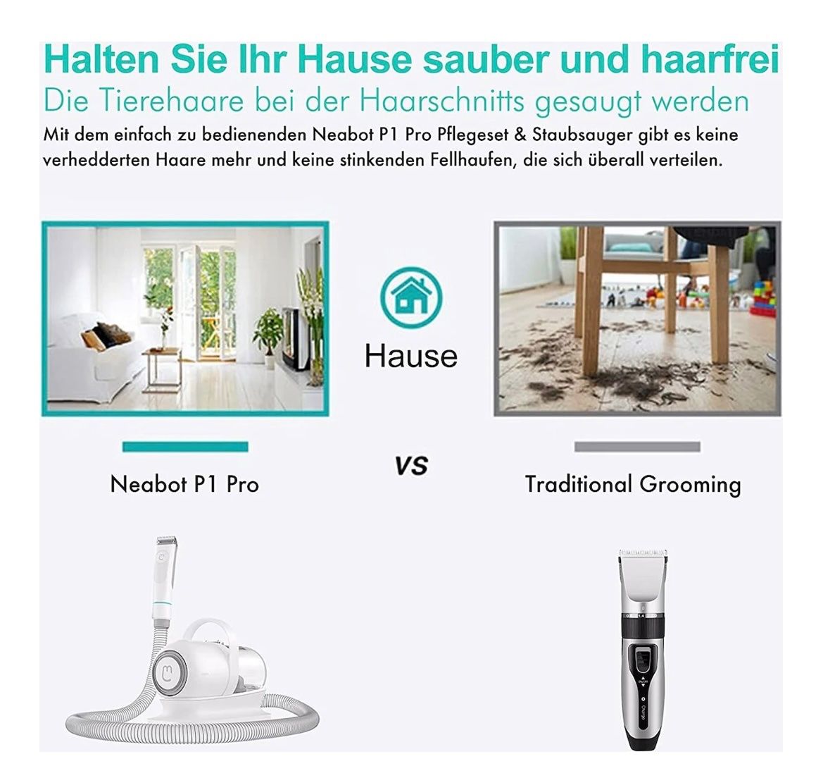 Prodotti per la cura & articoli per la pulizia: Hundeschermaschine mit Staubsauger – Nuovo e nell'imballaggio originale da Ottenbach venduto da Noor07 8