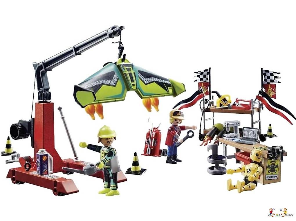 Playmobil Giocattoli: Playmobil Air Stuntshow Servicestation 70834 – Nuovo e nell'imballaggio originale da Birsfelden venduto da der-Wegweiser 1