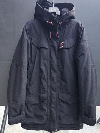 FJALLRAVEN - NUUK PARKA Noire XS, Excellent État