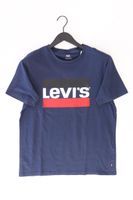 Levi's Printshirt Gr. M Kurzarm blau