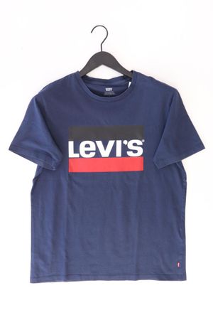 Levi's Printshirt Gr. M Kurzarm blau