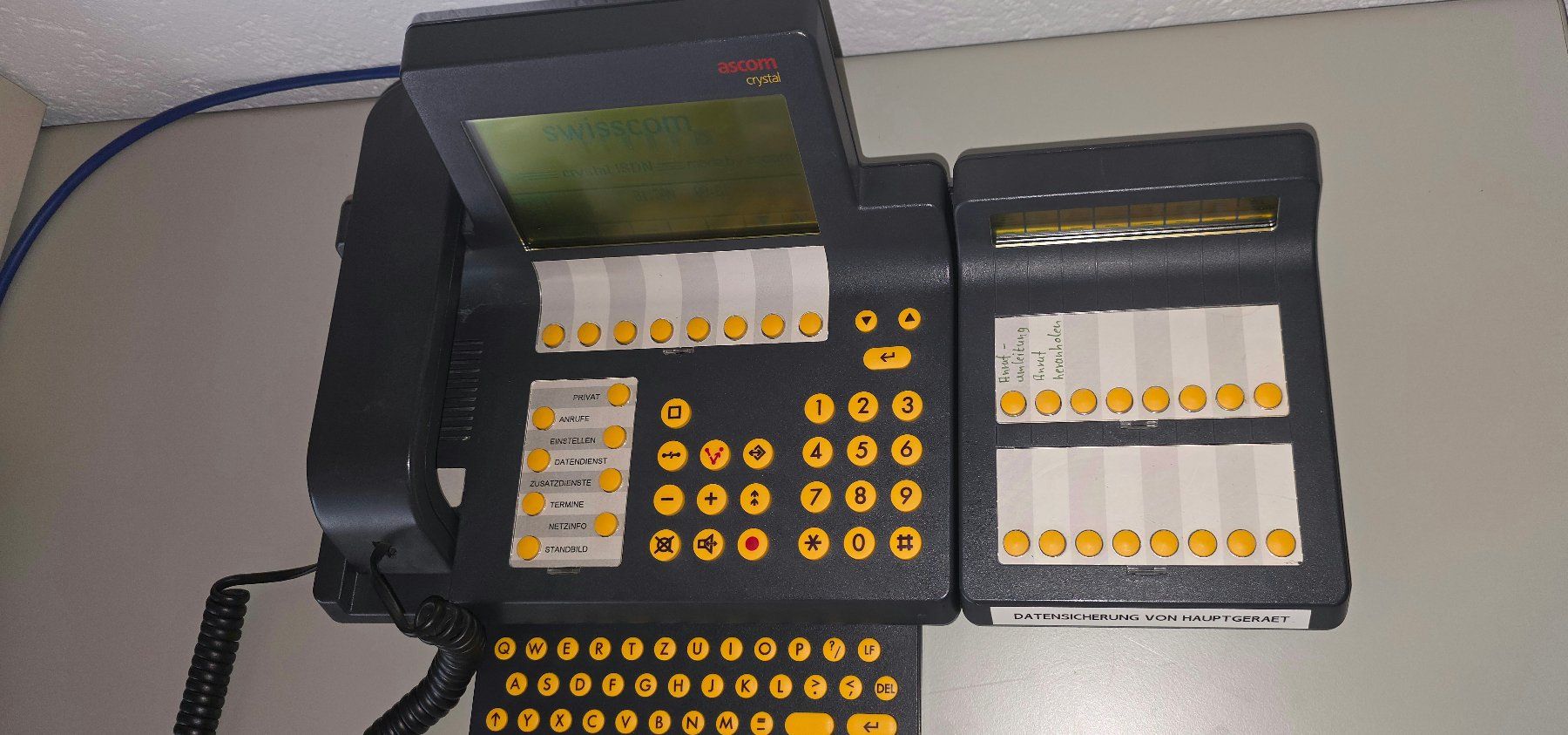 Telefoni: Ascom Crystal ISDN+ Zusatzgerät OMC 16 – Usato da Aarburg venduto da Se20