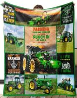 John Deere Kuschel Decke (150 x 200 cm)