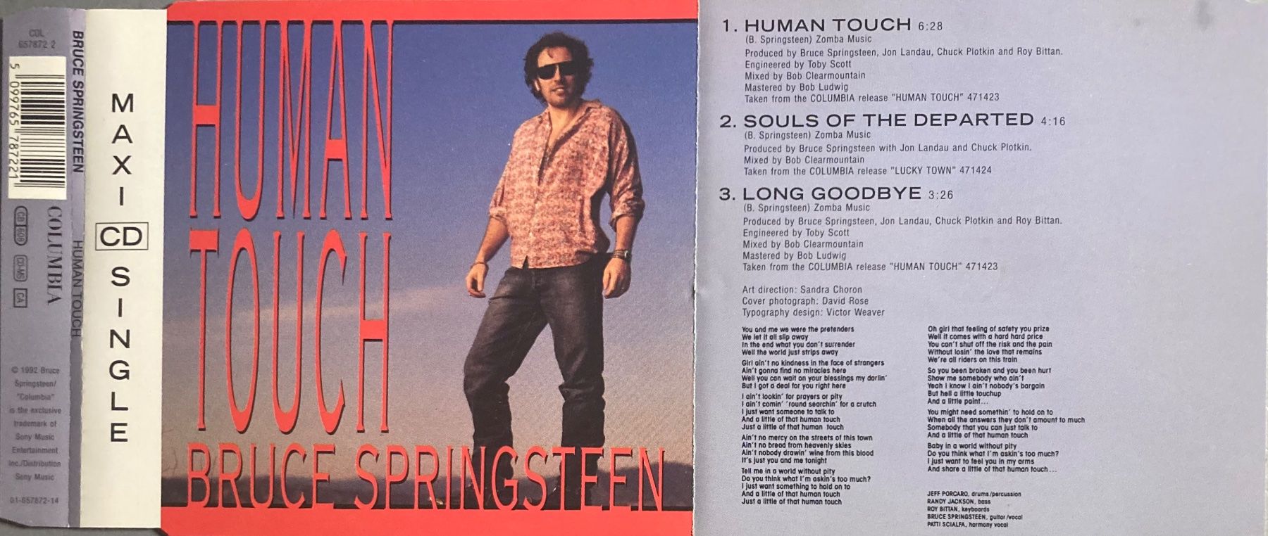 CDs: BRUCE SPRINGSTEEN - HUMAN TOUCH – D'occasion à Poliez-Pittet par Newtown-Records 1