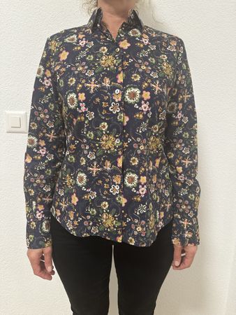 B.M.-company Blumen Hemd Gr. 38 Baumwolle
