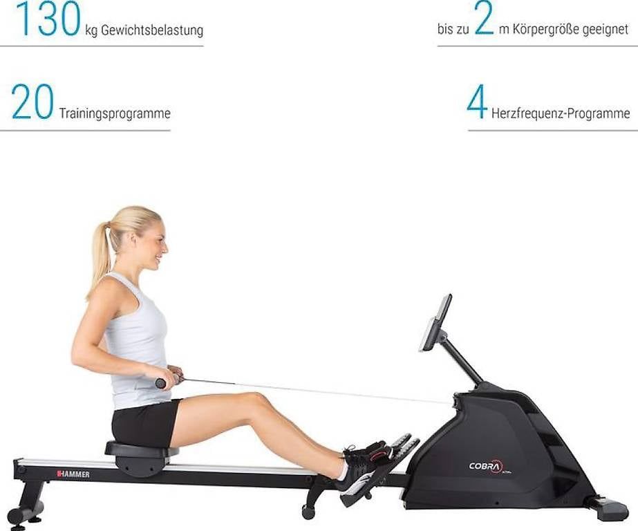 Hometrainer: Rudergerät HAMMER Cobra XTR – Nuovo (secondo la descrizione) da Basel venduto da LaPulgita 1
