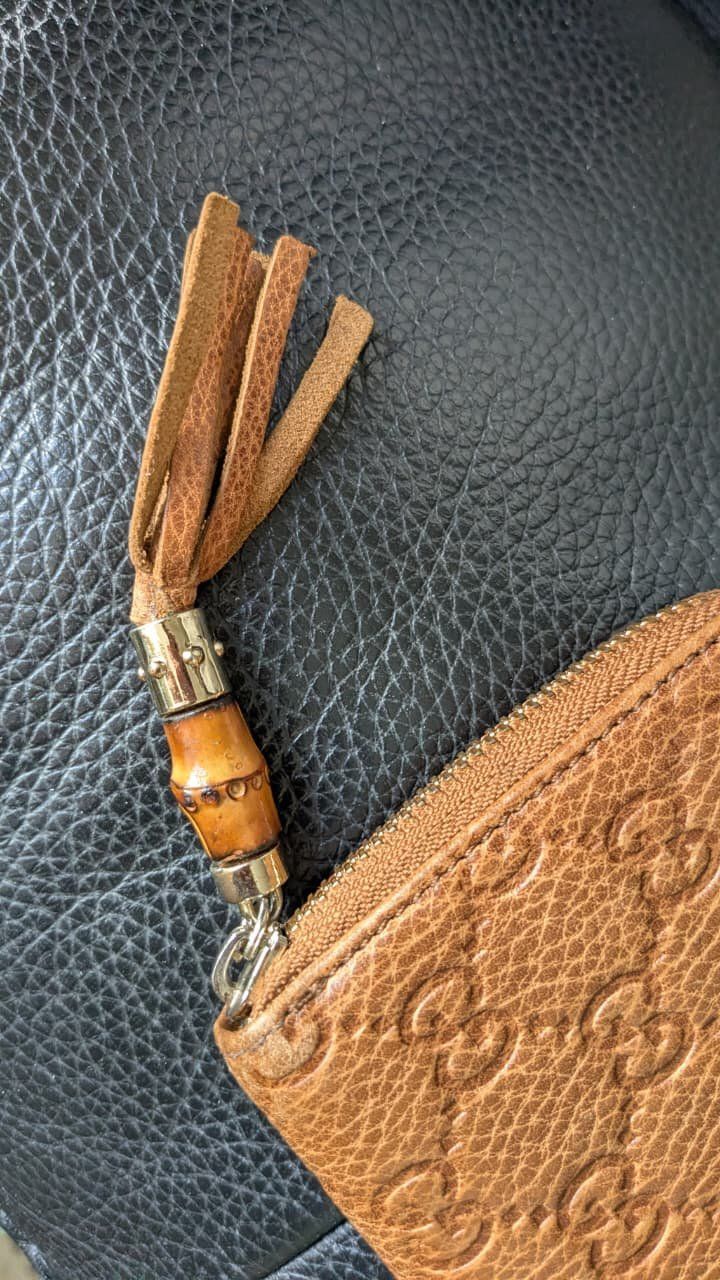 Gucci Portamonete: Portefeuille cuir marron Gucci monograms – Usato da Morges venduto da aya_65lb 4