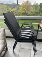 4 chaises de jardin