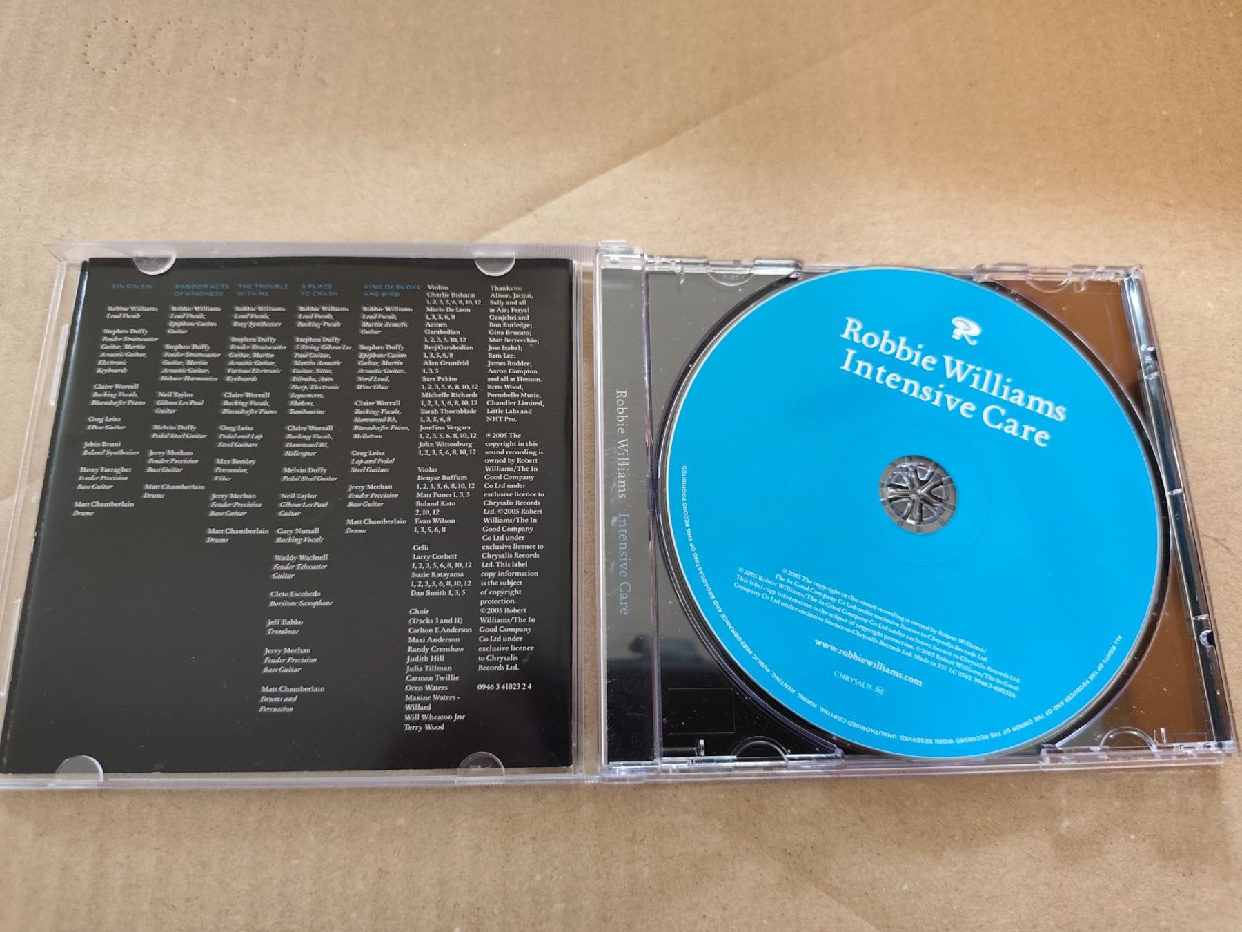 CD: Robbie Williams Intensive Care – Usato da Zofingen venduto da noise123 2
