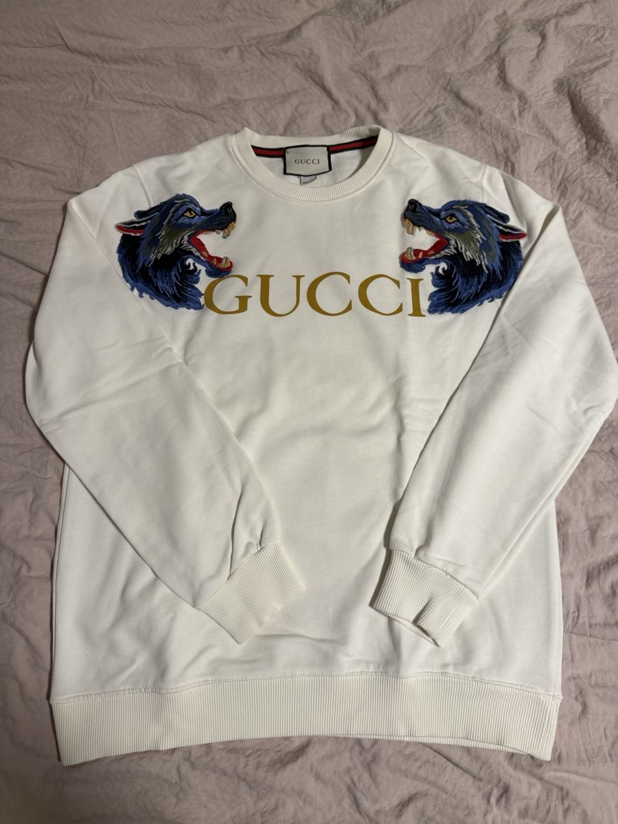 Gucci Maglioni & Felpe: GUCCI SWEATSHIRT MIT WOLFSMOTIV Original – Nuovo (secondo la descrizione) da Goldach venduto da jil_vnd8