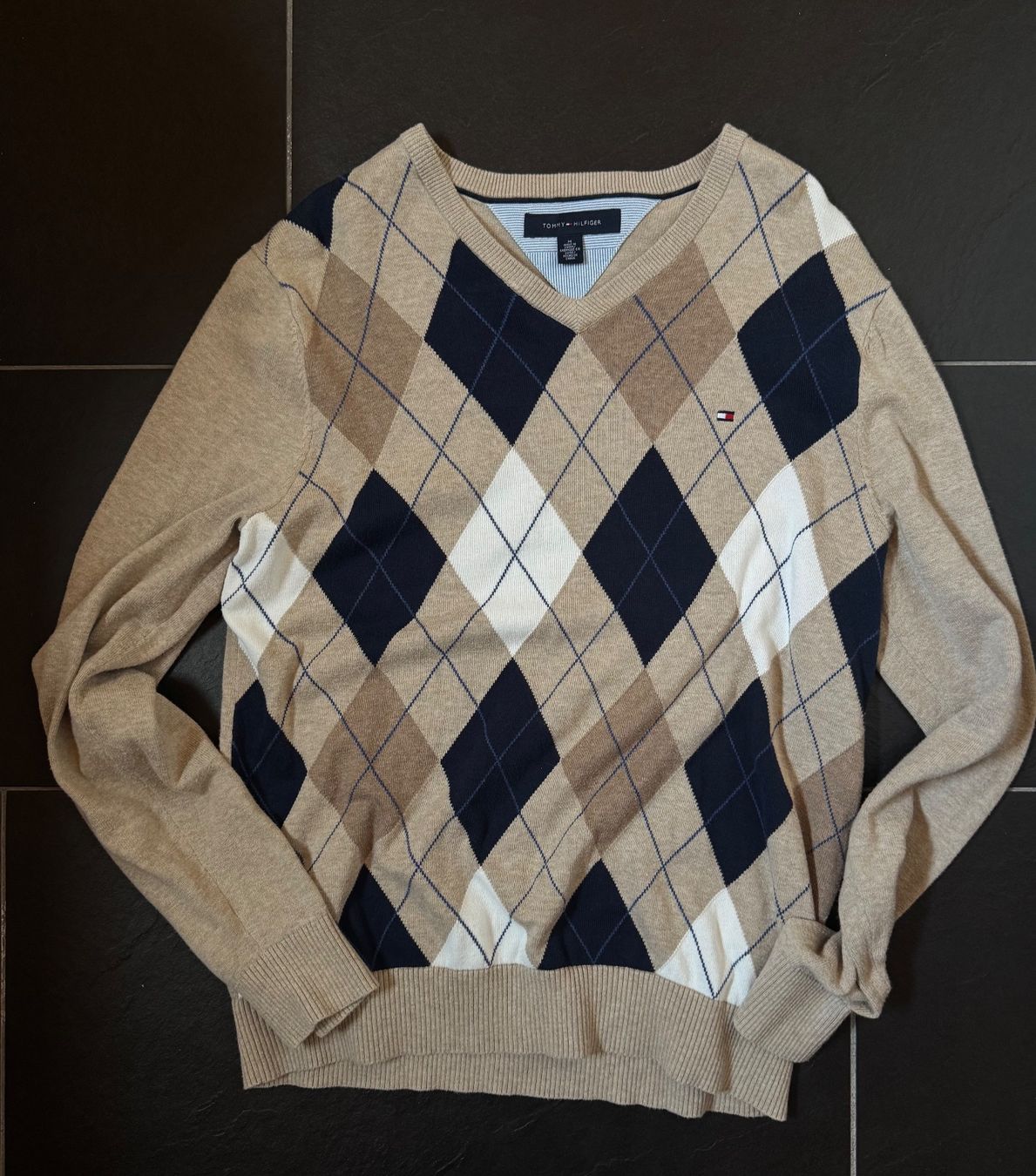 Maglioni & Felpe: Tommy Hilfiger Pullover, Argyle Muster, Beige, Top Zustan... – Usato da Thun venduto da rva_9r25