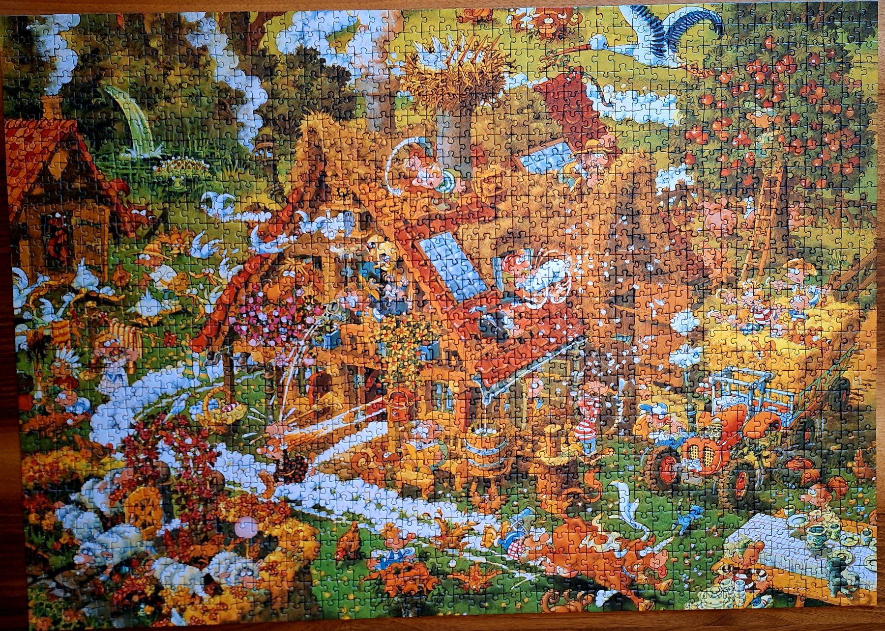 Heye Puzzle: Funy Farm Puzzle/1500teile/Heye – Usato da Wattwil venduto da Siedlergreen 1