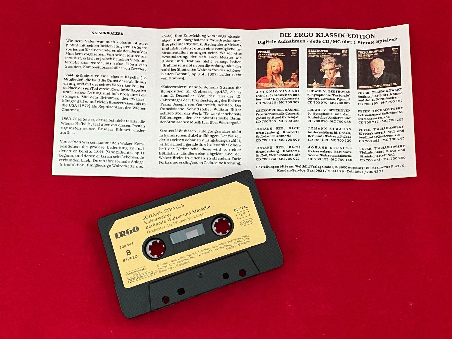 Musicassette: Johann Strauss - 2 MC – Usato da Egolzwil venduto da Bubbly76 5