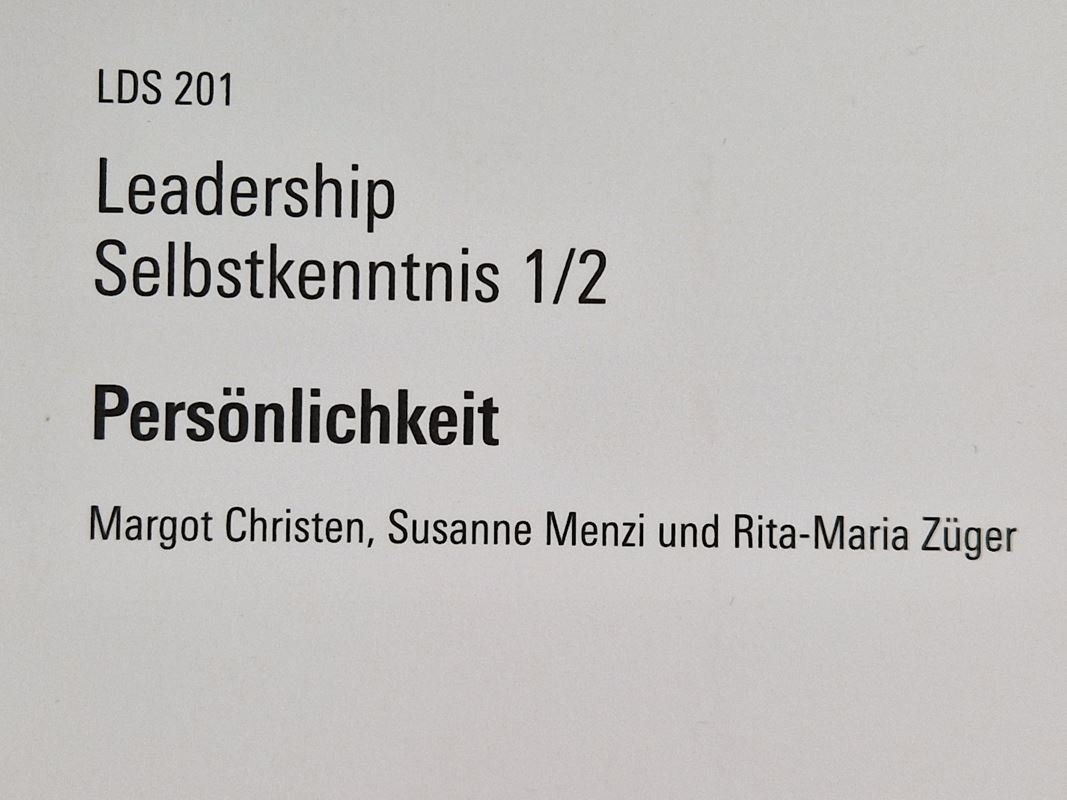 Bücher: Kursprogramm (Persönlichkeit) Selbskenntnis 2/2 Bücher – Gebraucht aus Muhen von Restwert_Muhen 1