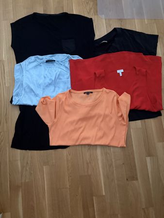 Damen T-Shirt/ KleidSet 5-teilig ver. Farben Gr. 40/42