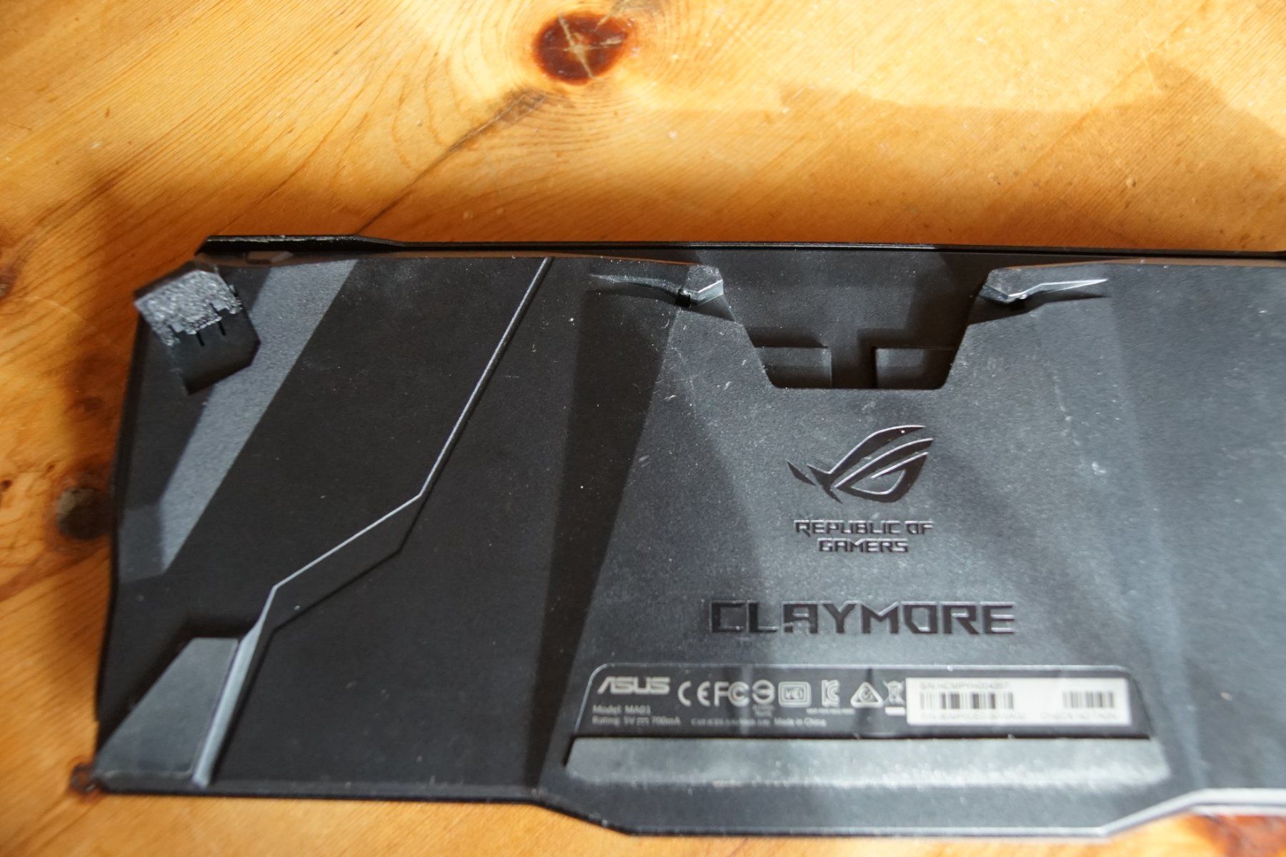 ROG CLAYMORE MA01 Clavier Gamer Republic of Gamers keyboard (D'occasion ...