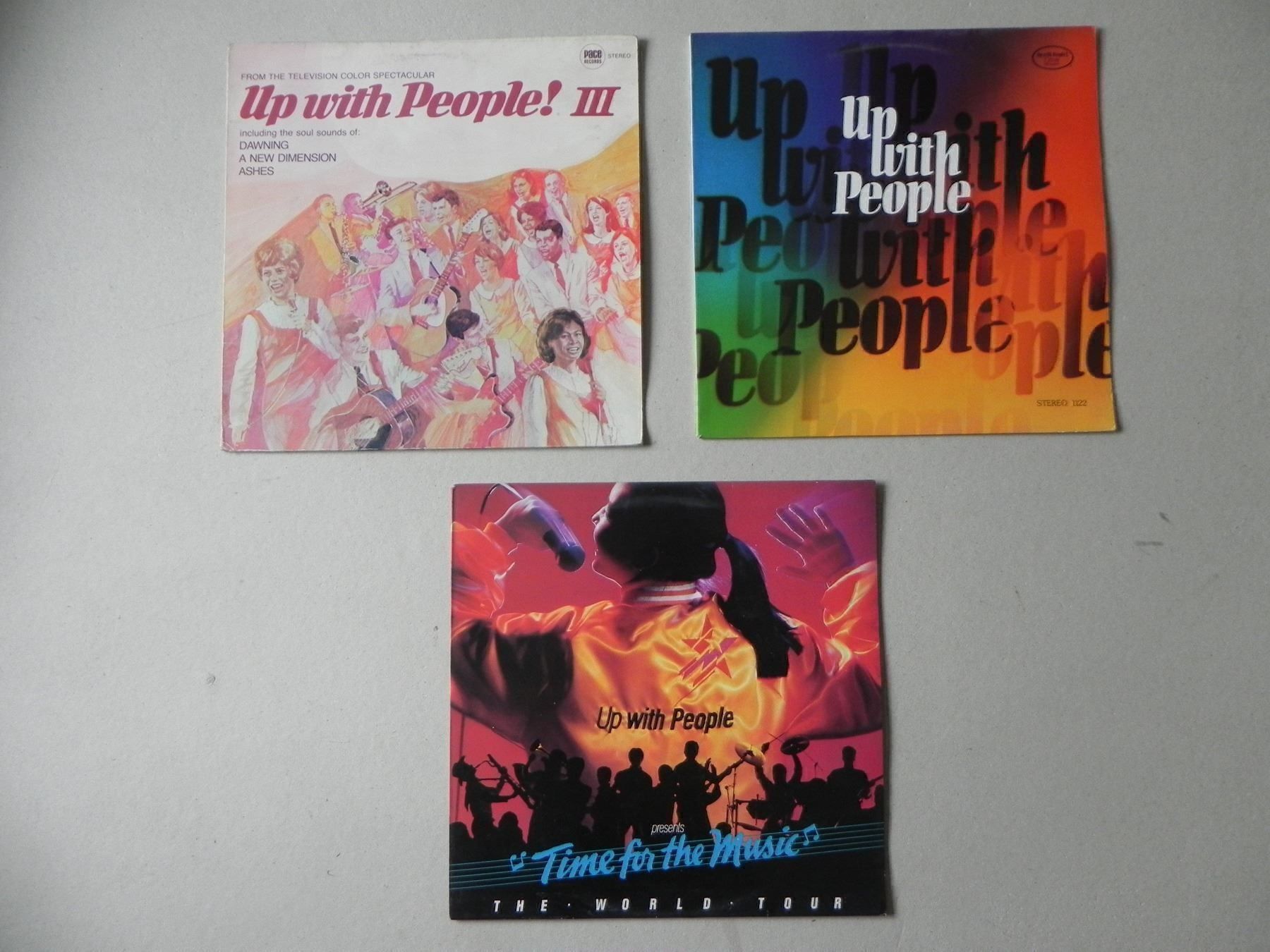 Schallplatten: 3 LP Up with People 1970-1987 Autogramme – Gebraucht aus Siebnen von krimsie