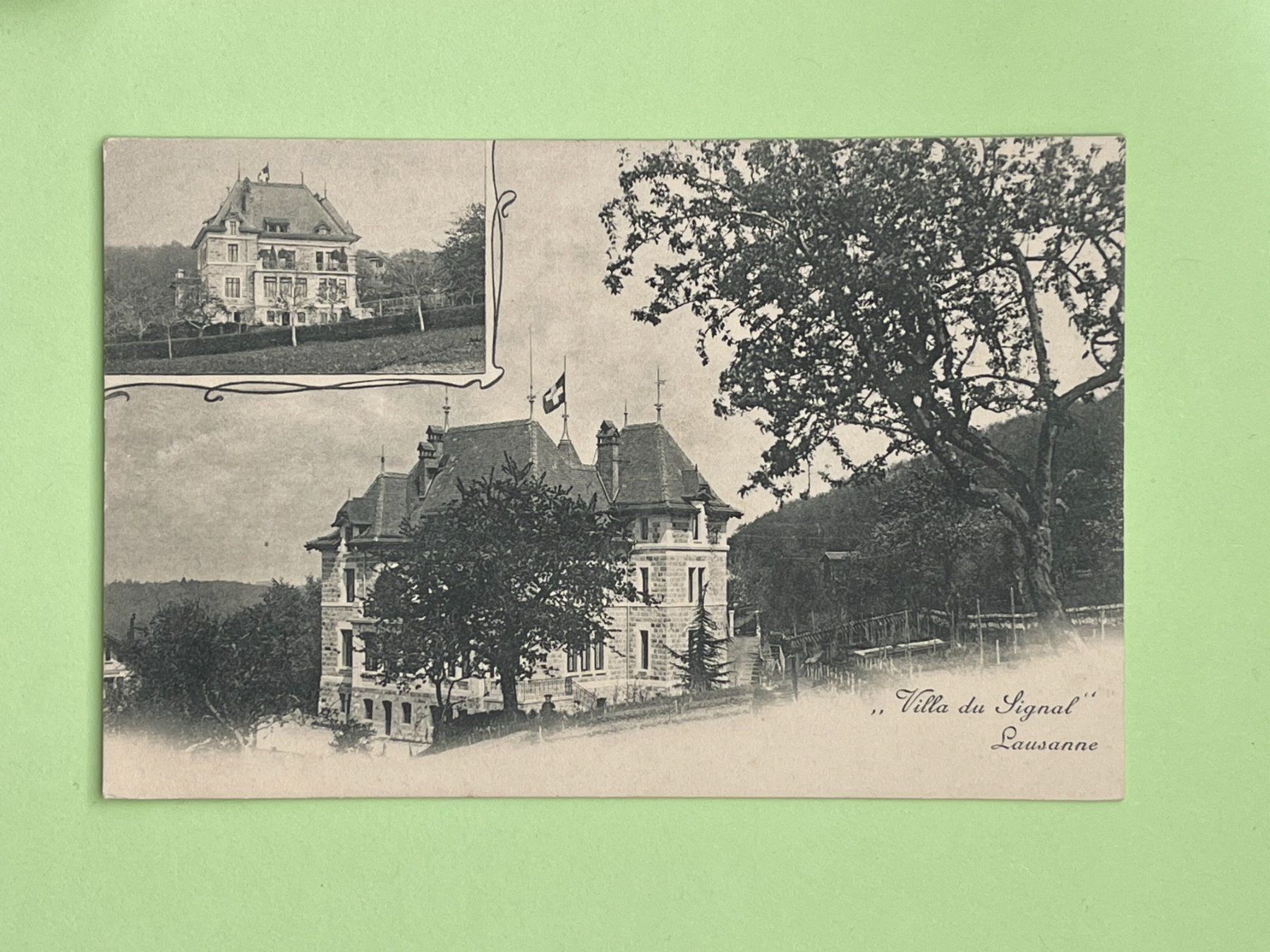Cartoline postali: Lausanne, Villa du Signal – Usato da Steg VS venduto da _vinci_