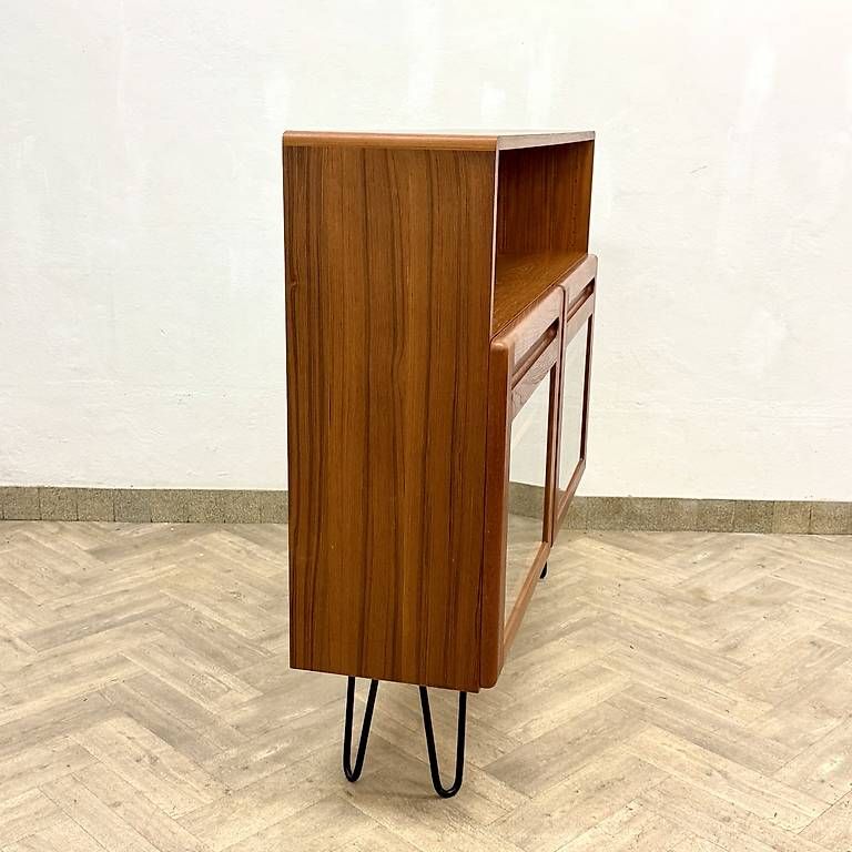 Cassettiere: Mid Century teak Highboard / Sideboard – Usato da basel venduto da vintory.ch 5