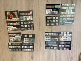 4 Jahresserien Schweiz 2014 - 2017, gestempelt