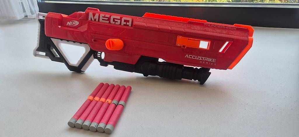 Nerf Spielzeuge: NERF Mega Thunderhawk inkl. 12 Mega Darts – Gebraucht aus Arbon von Ftdata 2