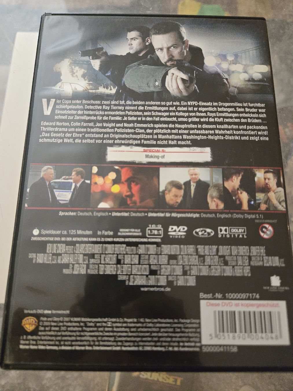 Tutti i DVDs: Das Gesetz der Ehre DVD – Usato da Bussigny venduto da Kfdlt 1