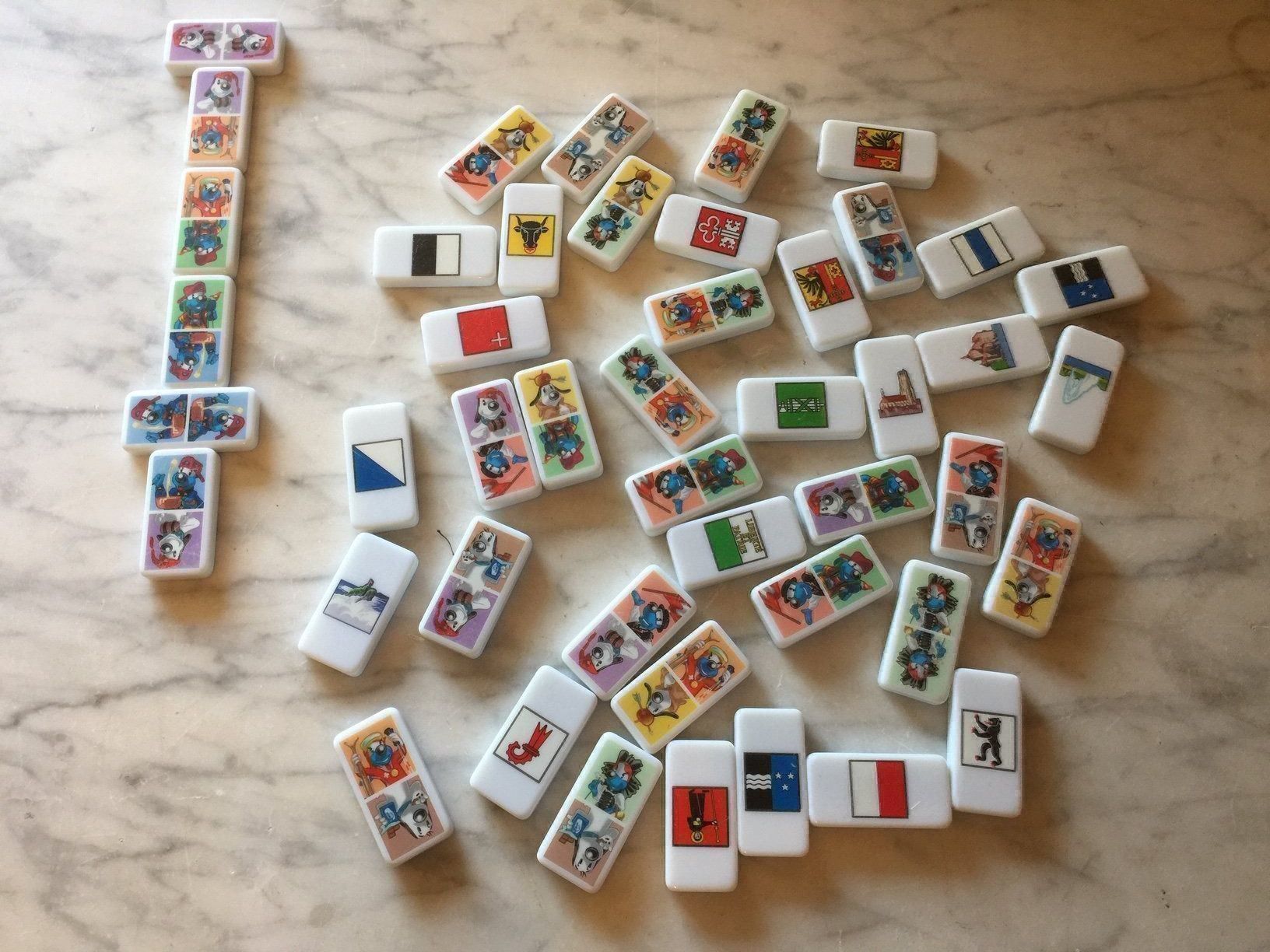 Giochi: Domino-Spiel- mit Comics Bilder – Usato da Bolligen venduto da Astrophysiker06 1