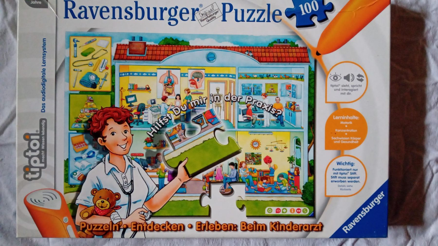 Tiptoi Spielzeuge: Tiptoi Puzzle Kinderarzt 100 Teile – Gebraucht aus Basel von Whambam