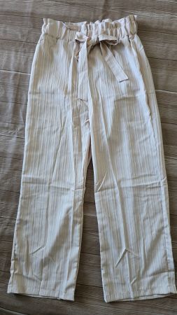 ​😍 Paperbag Hose - L - Wide Leg High Waist mit Schleife