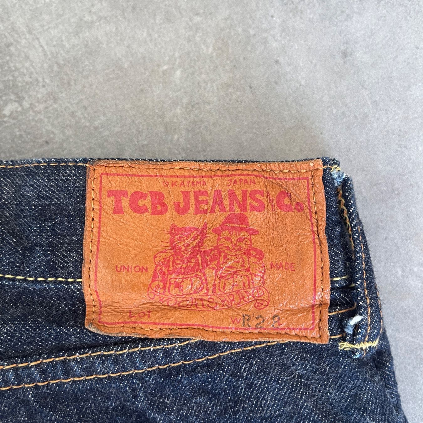 Jeans: TCB Japanese Raw Selvedge Jeans – Usato da Bern venduto da shoprestoredvintage 7