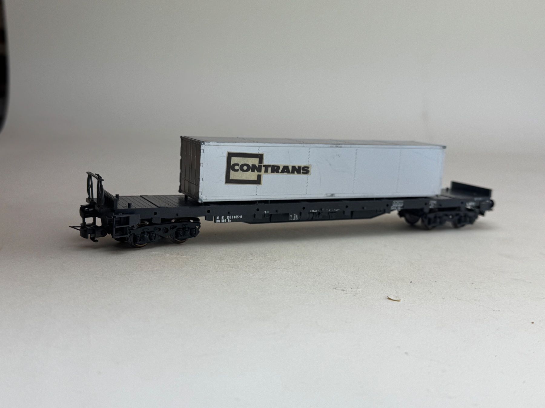 Liliput Trains électriques: EB- Liliput Containerwagon Contrans Container 40 Ft. – D'occasion à Elm par Wikmtz 1