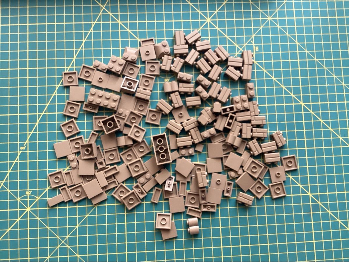 Lego Kit di costruzioni: Lego Teile dark tan – Usato da Rudolfstetten venduto da Gwyneth2