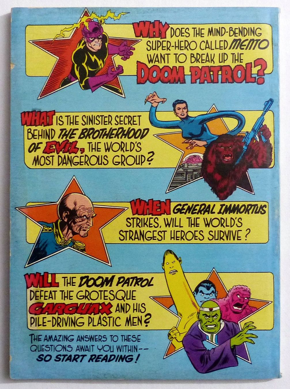 Fumetti: DOOM PATROL DC SPECIAL BLUE RIBBON #19 COMIC DIGEST 1982 – Usato da Lugano venduto da YouWantUS 2