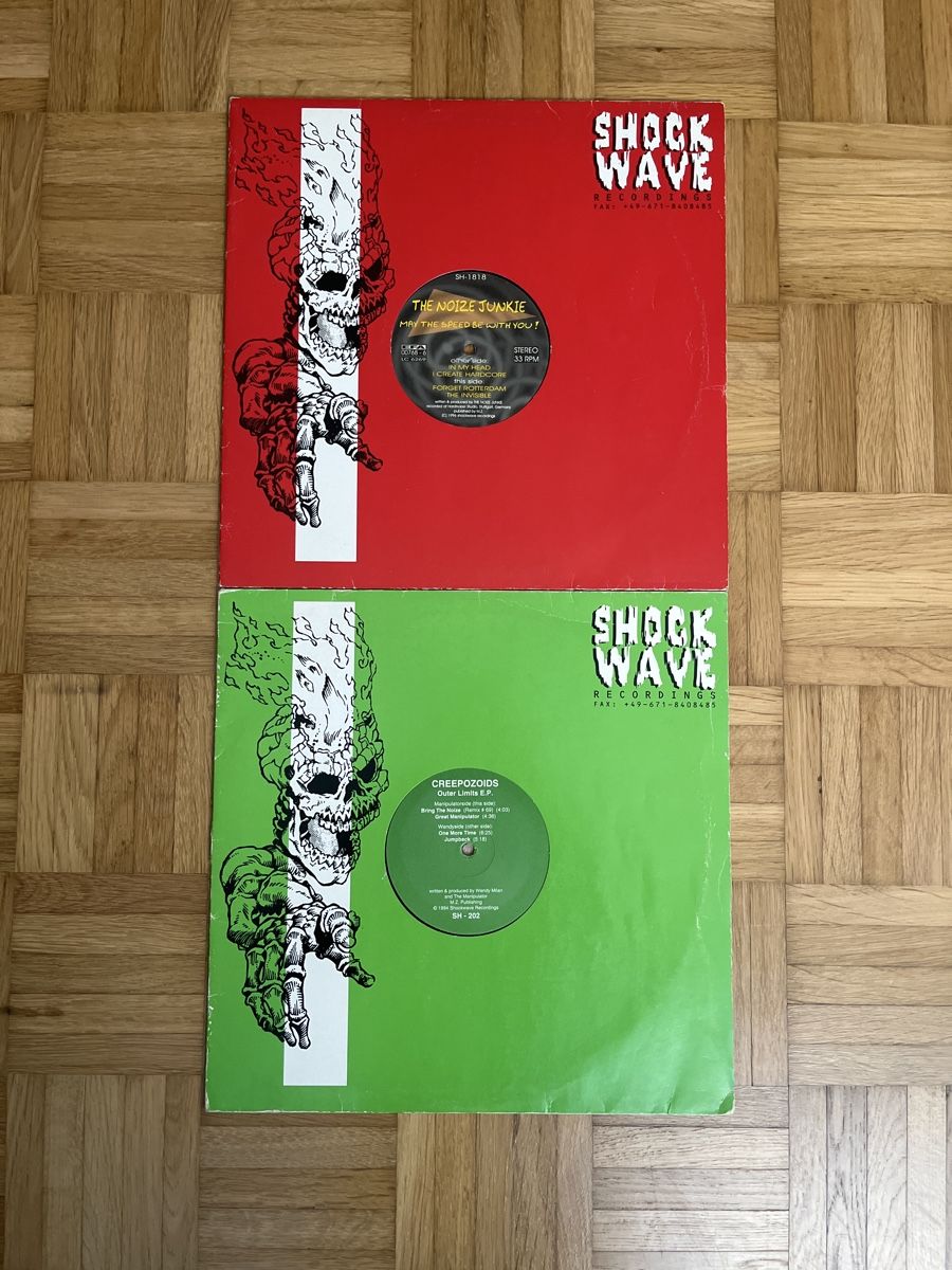 Dischi in vinile: 13er Schockwave Recordings Hardcore Vinyl-Set – Usato da Wangen b. Olten venduto da break72 7