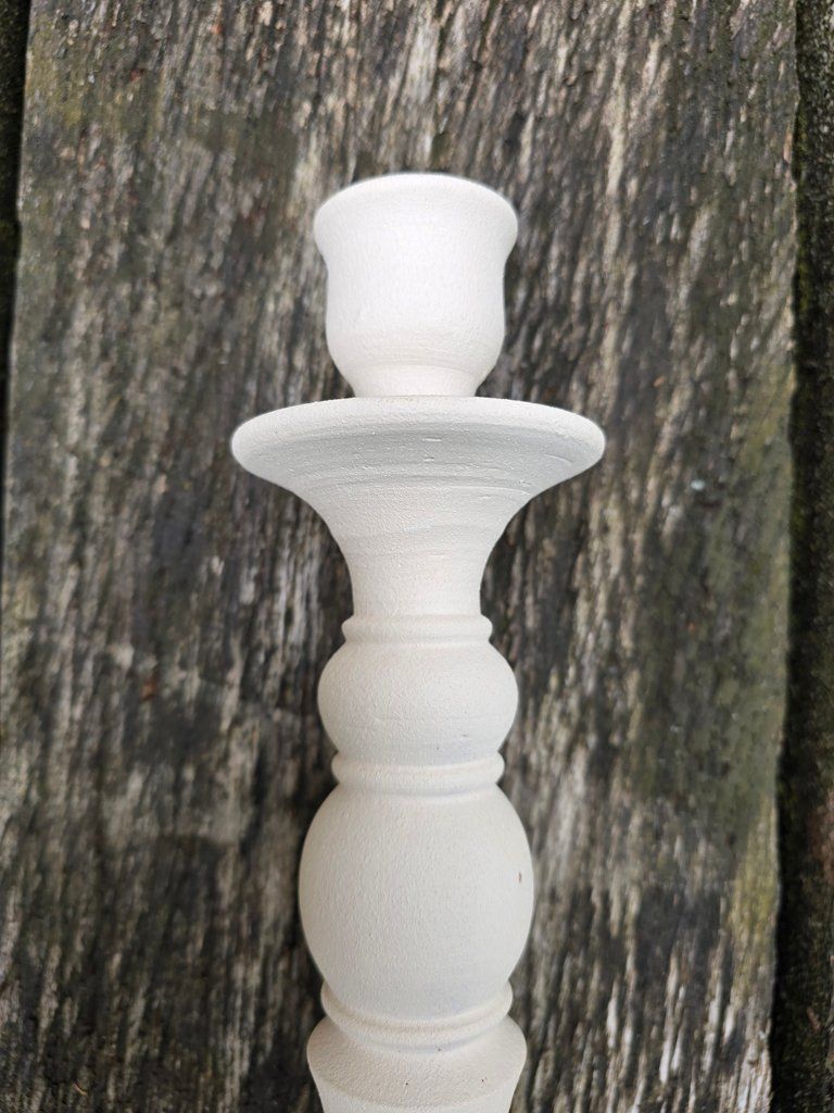 Kerzenständer: Keramik: Kerzenhalter weiss matt- ANGEBOT – Neu (gemäss Beschreibung) aus Romanshorn von Rachacha 2