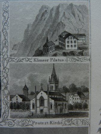Incisioni: Luzern Souvenirblatt von Ringger – Usato da Risch venduto da Rischli15 7