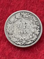 Monnaie Suisse 🇨🇭 1899 1/2 fr 