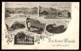 AK Burgistein, Weierboden, Schönegg, Mühle, Schloss