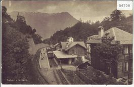 Salvan - la gare - Bahnhof
