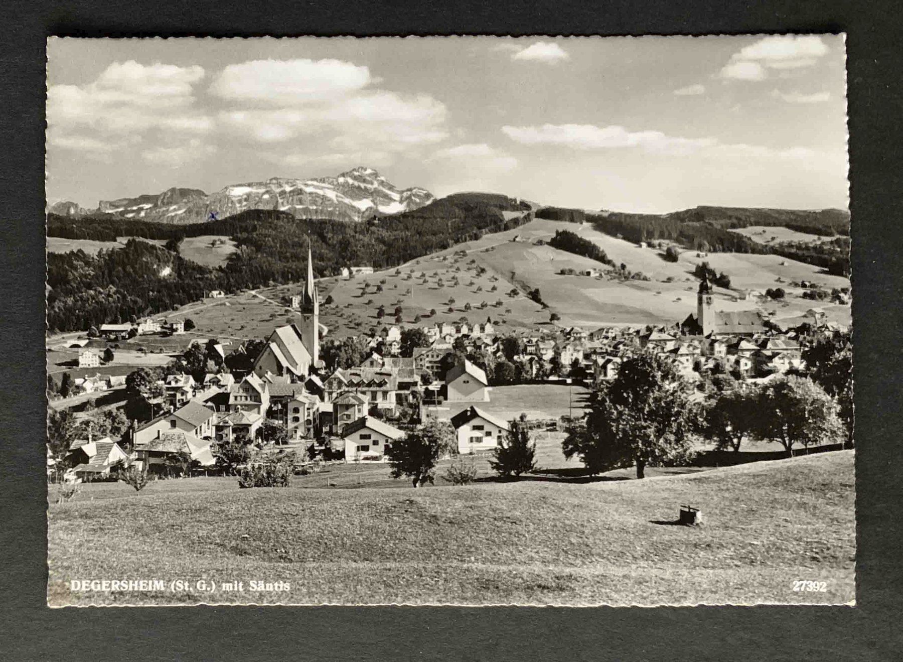 Ansichtskarten: AK Degershein St G mit Säntis – Gebraucht aus Goldau von artelier1