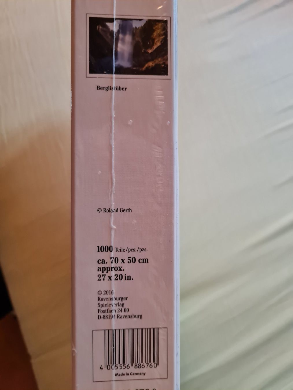 Ravensburger Puzzle: Neues Puzzle "Wasserfall Berglistüber" – Nuovo e nell'imballaggio originale da Ochlenberg venduto da Crashdown 1